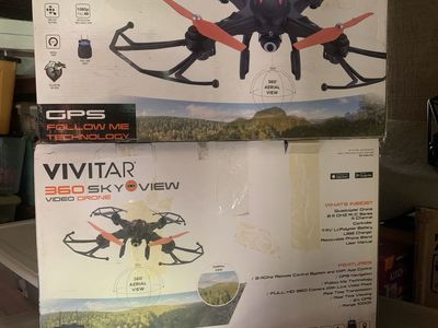 Vivitar 360 Sky View Video Drone with GPS Follow Me Technology and Full HD 360 Camera