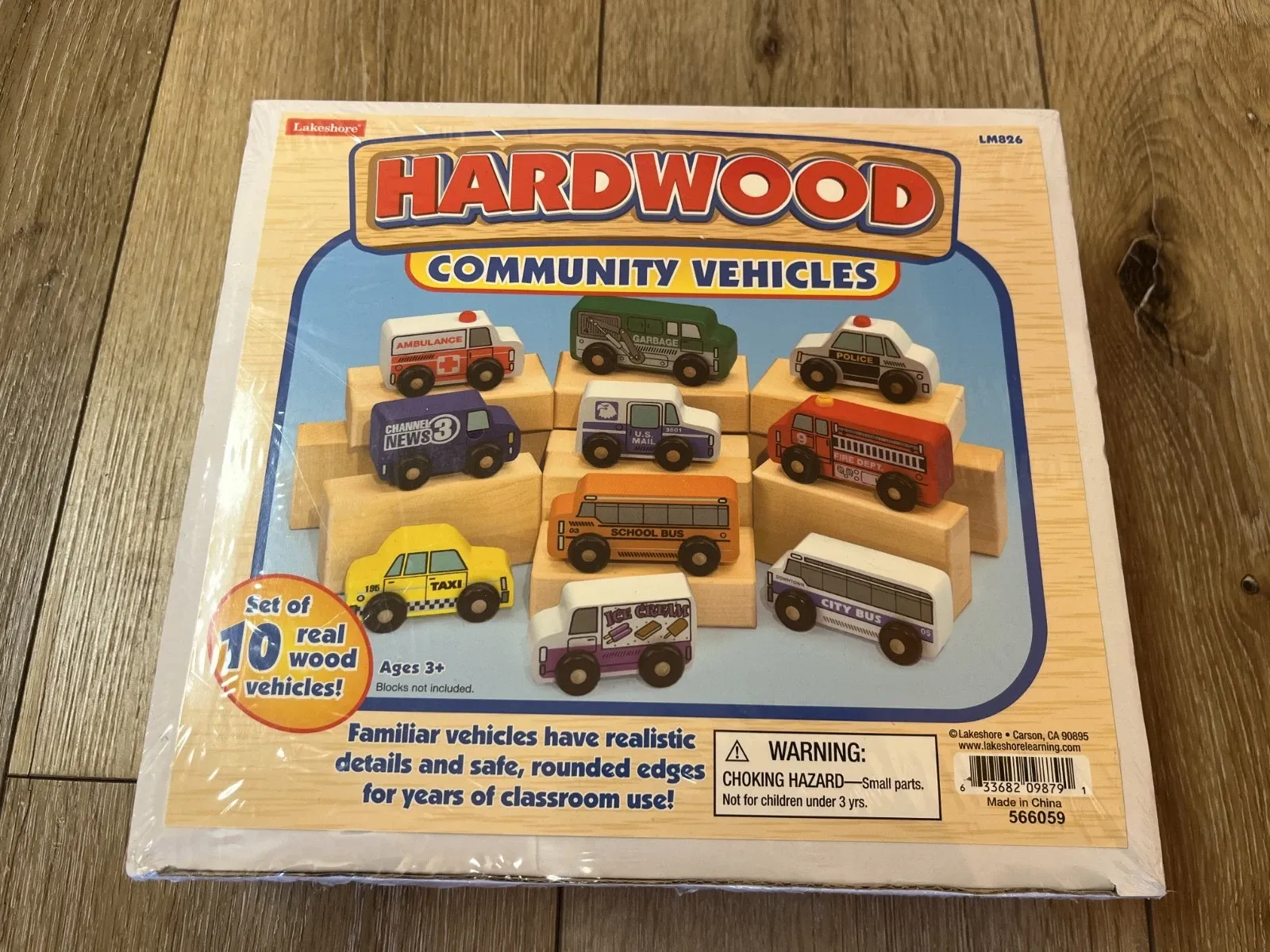 Lakeshore Hardwood Community Vehicles – Brand New, Sealed (Set of 10)