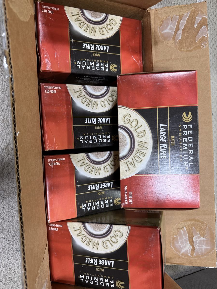 Federal Premium Large Rifle Match Primers - 5,000 Count