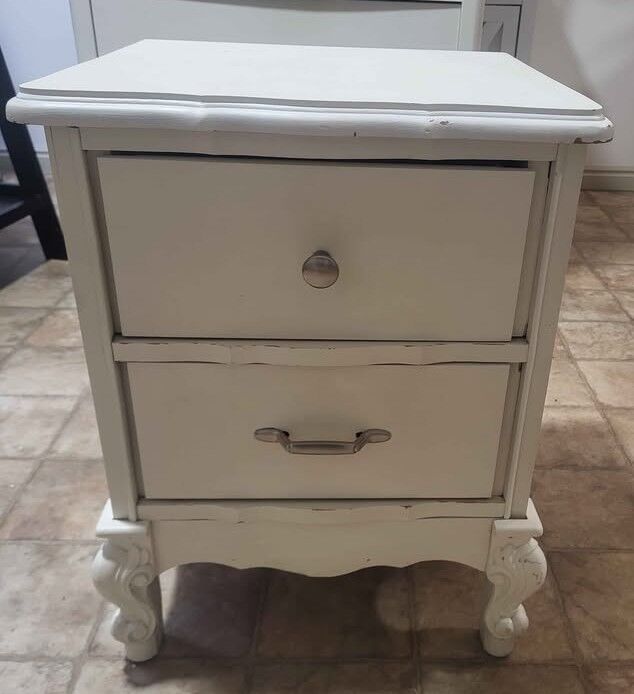 Solid Wood Night Stand with Drawers