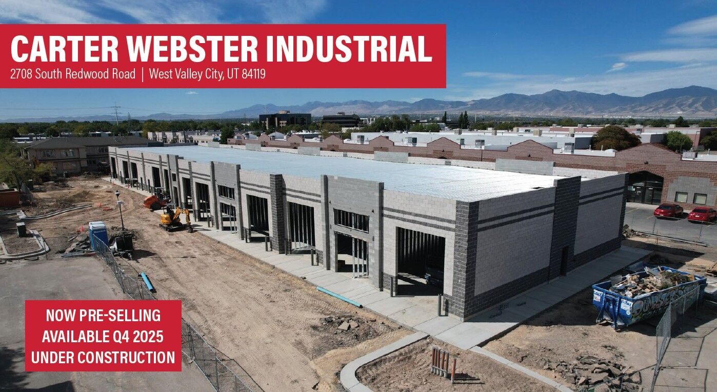 Carter Webster Industrial FOR SALE - 1,044 SF-1,840 SF - West Valley City, UT