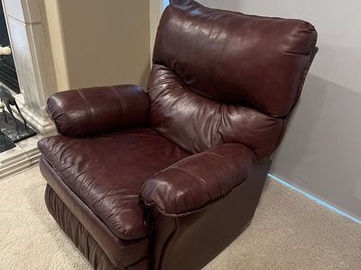 Leather Folding Recliner Chair