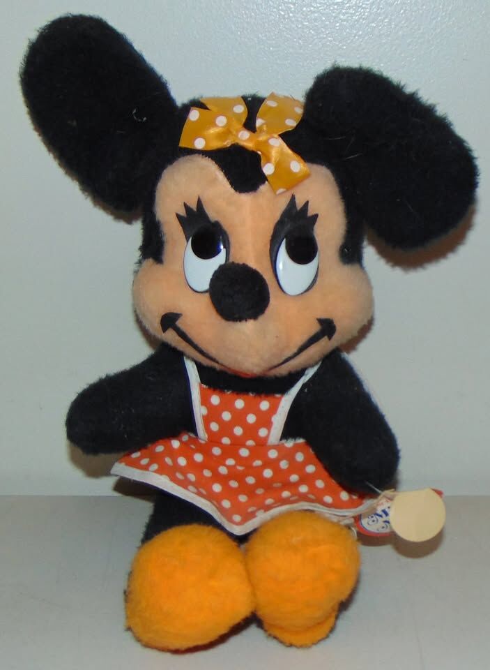 Vintage Minnie Mouse Plush 1960s Walt Disney Characters California Stuffed Toys