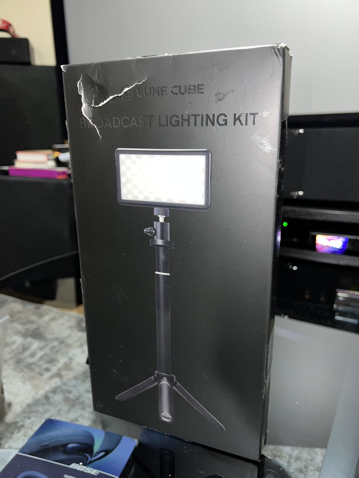 Lume Cube Broadcast Lighting Kit – Video Conference LED Light w/ Stand & Mount (New Open Box)