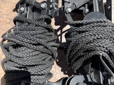Heavy-Duty Hoist Pulley System with Rope - Garage/Kayak/Bike Storage