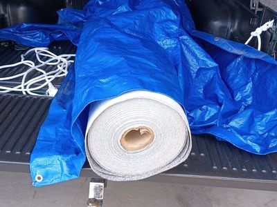 Nautolex Storm grey vinyl flooring Airstreams