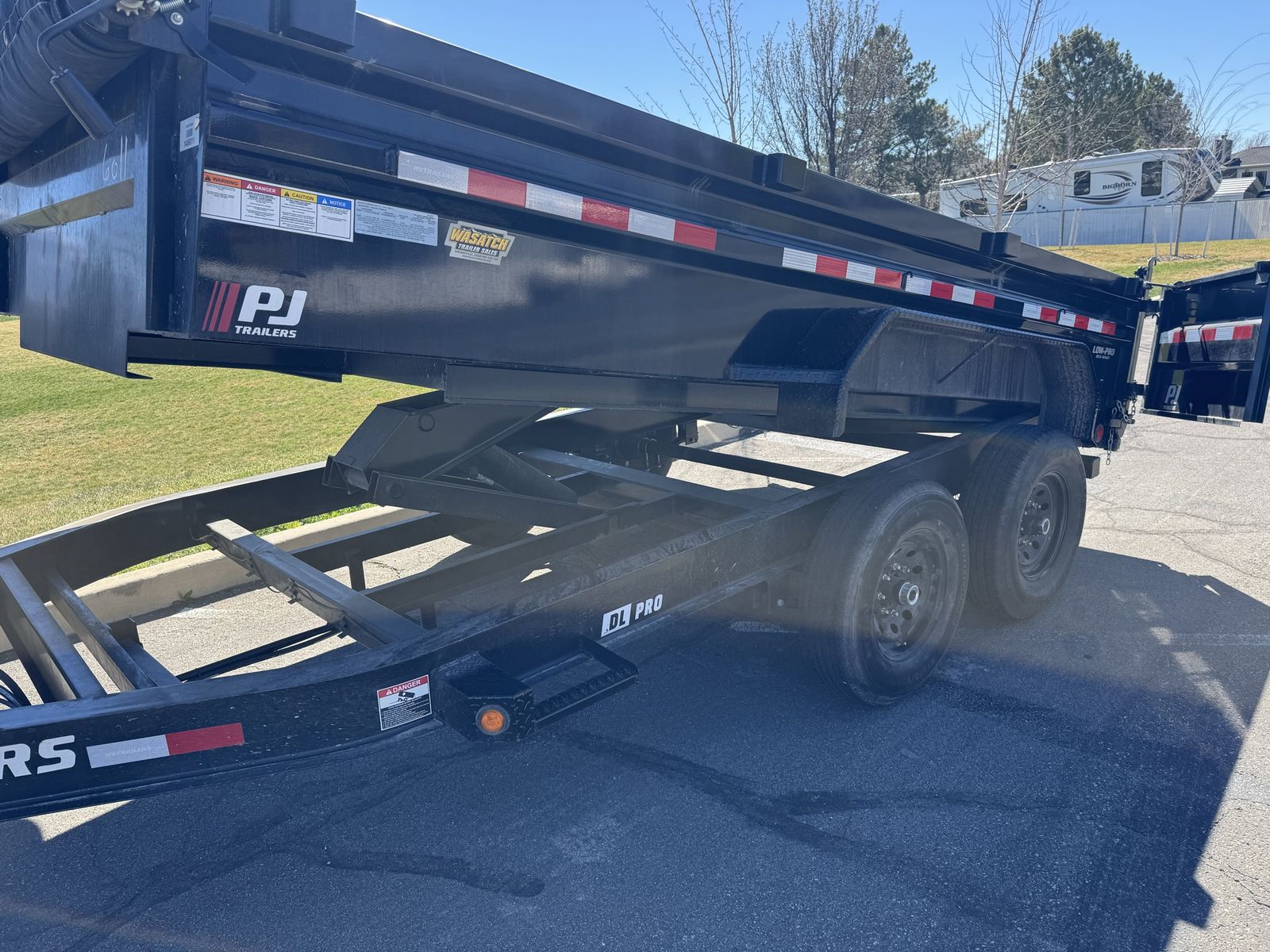 14 foot PJ DL Pro dump trailer