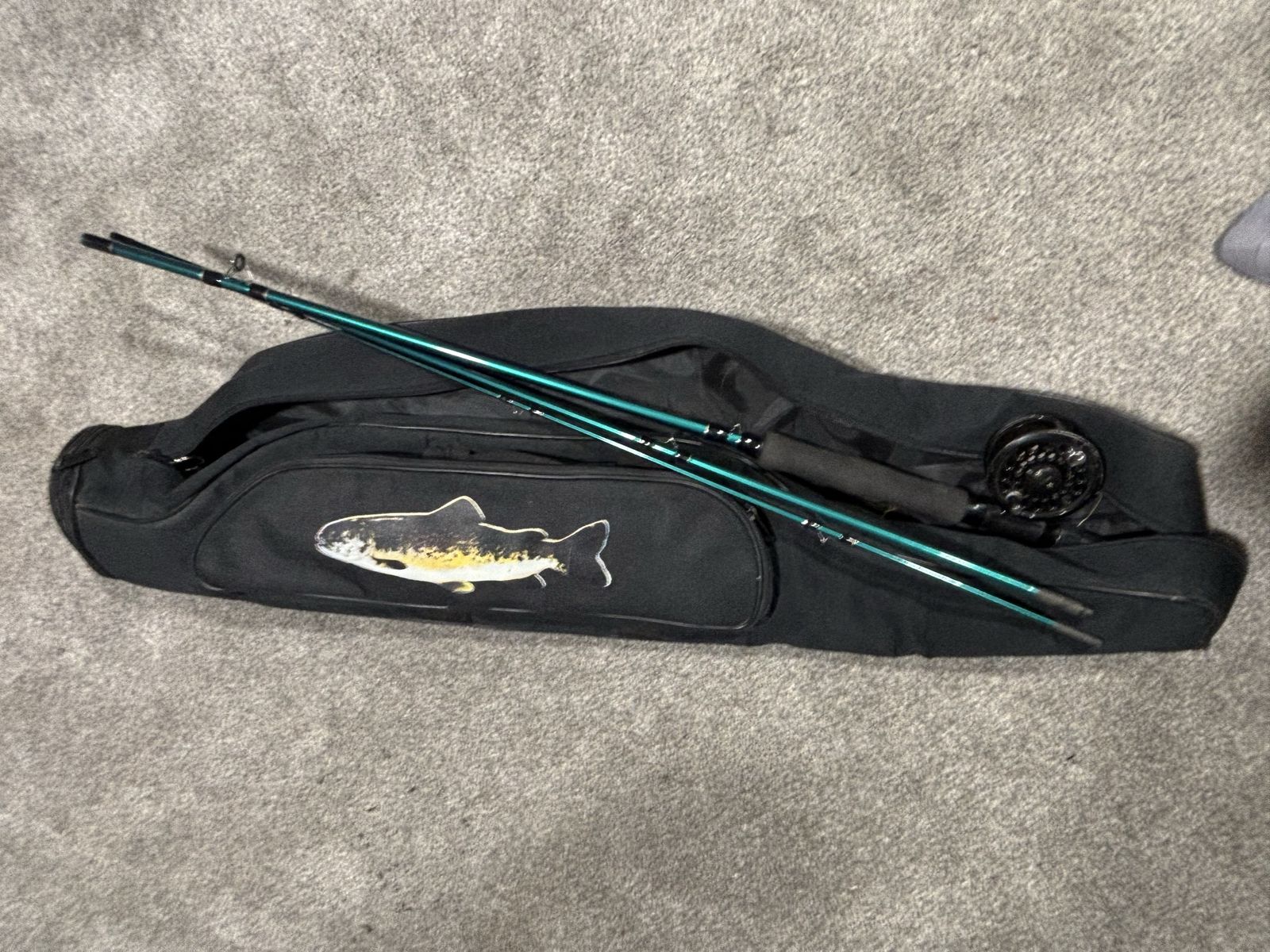 8” fly rod and case