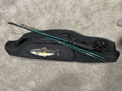 8” fly rod and case