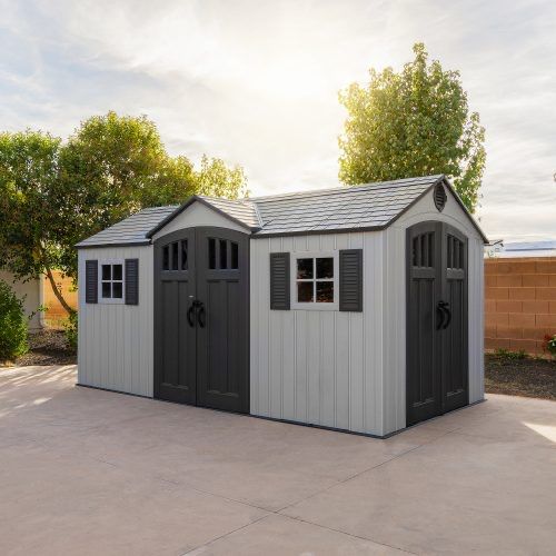 Lifetime 15x8 Dual Entry Outdoor Storage Shed