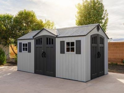 Lifetime 15x8 Dual Entry Outdoor Storage Shed