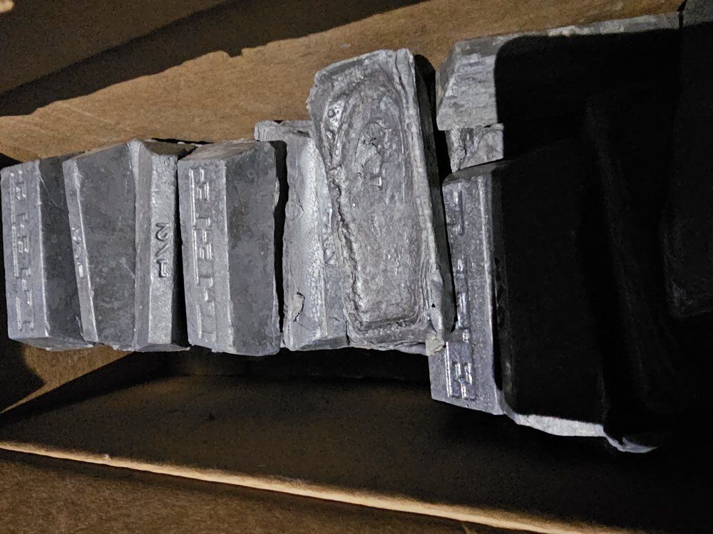 30lbs lead ingots