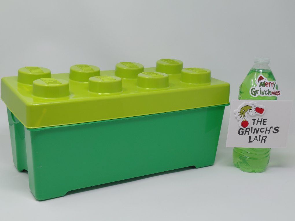 LEGO 8 Stud Green Stackable Storage Brick
