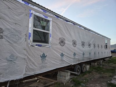 48 ft tiny home shell, solid start, just dont have the time