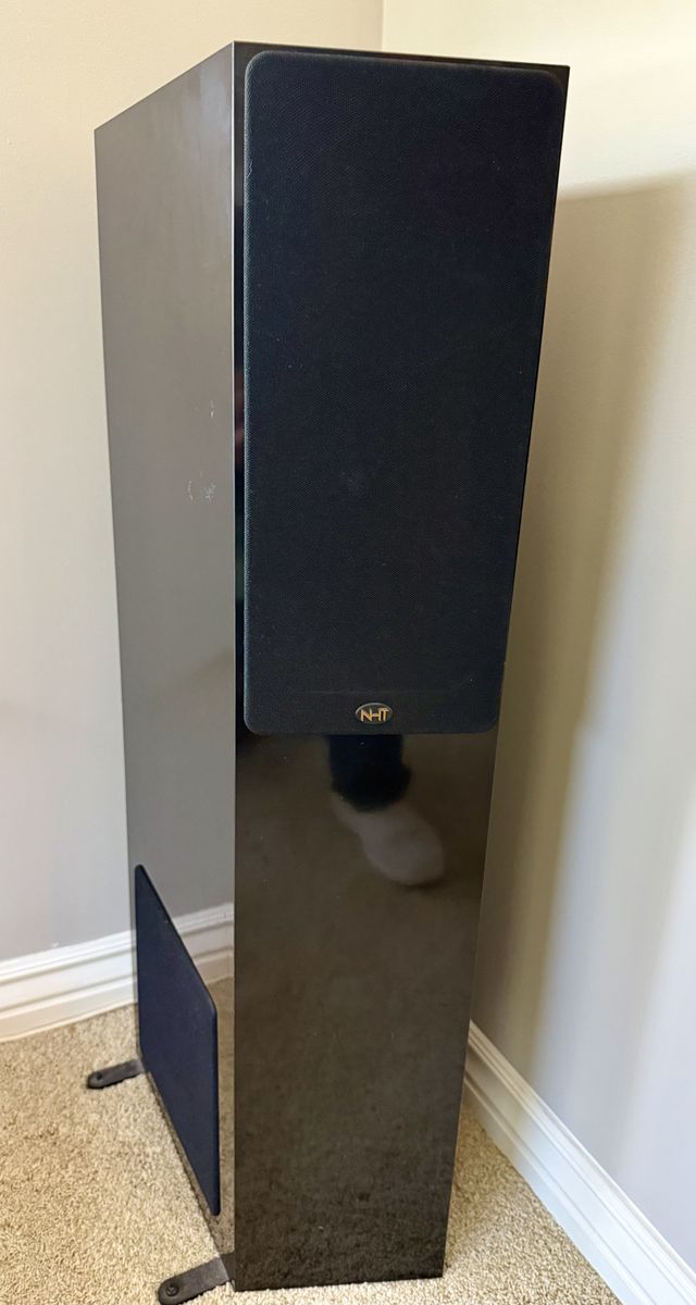 NHT 2.5i Floorstanding Tower Speaker - Piano Black Gloss Finish