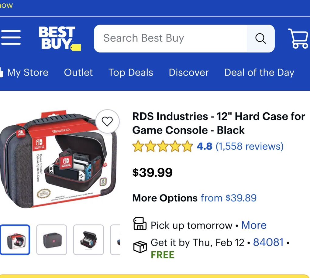 Nintendo Switch Case