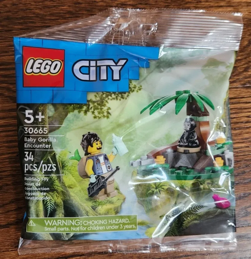 Brand New Sealed LEGO City Baby Gorilla Encounter 30665