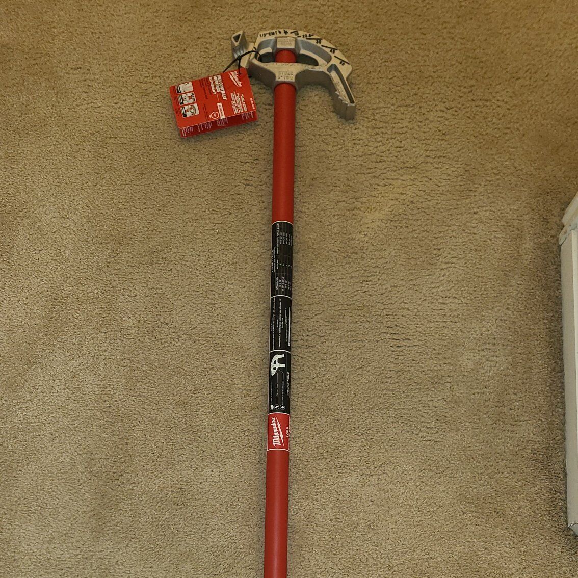 Milwaukee 1/2" EMT conduit bender