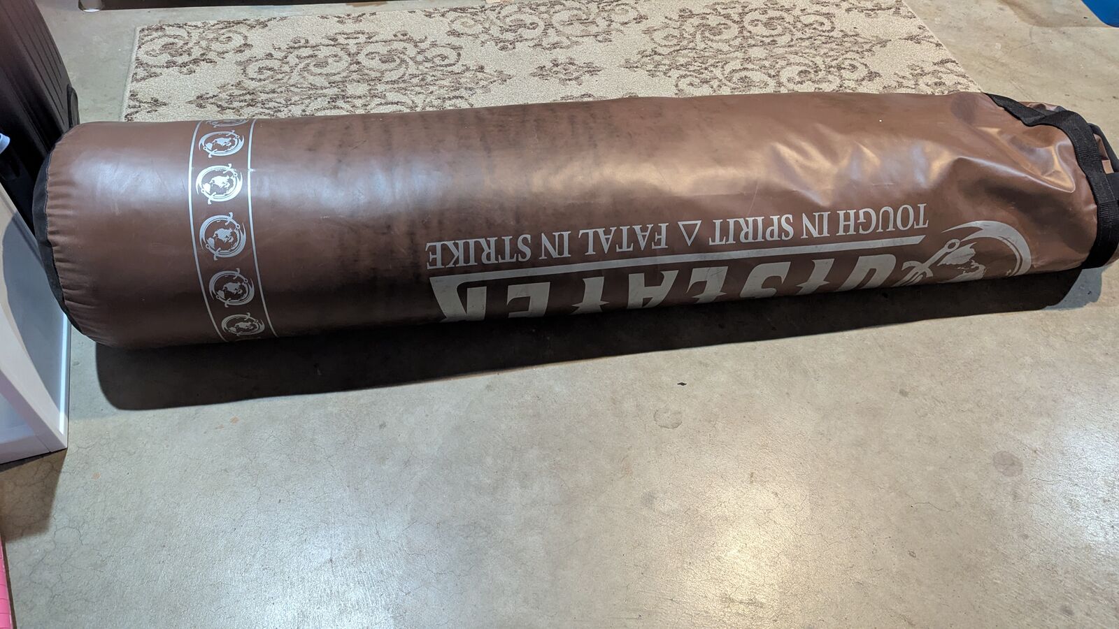 Full size heavy bag filled