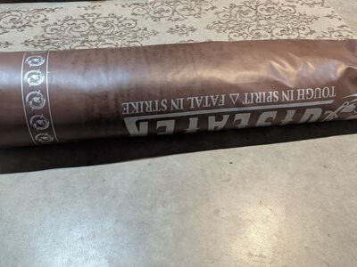 Full size heavy bag filled