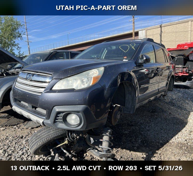 2013 Subaru Outback Parts - UTPAP Orem