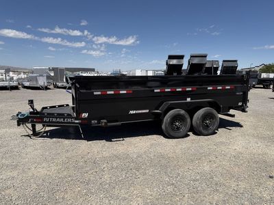 2027 PJ Trailers 7x16 15.4k 83 Low-Pro High Side "