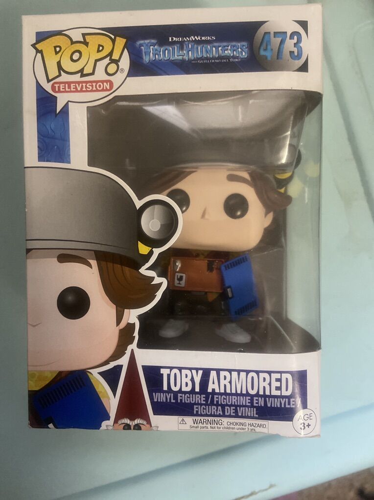 Funko Pop Troll Hunters Toby Armored 473