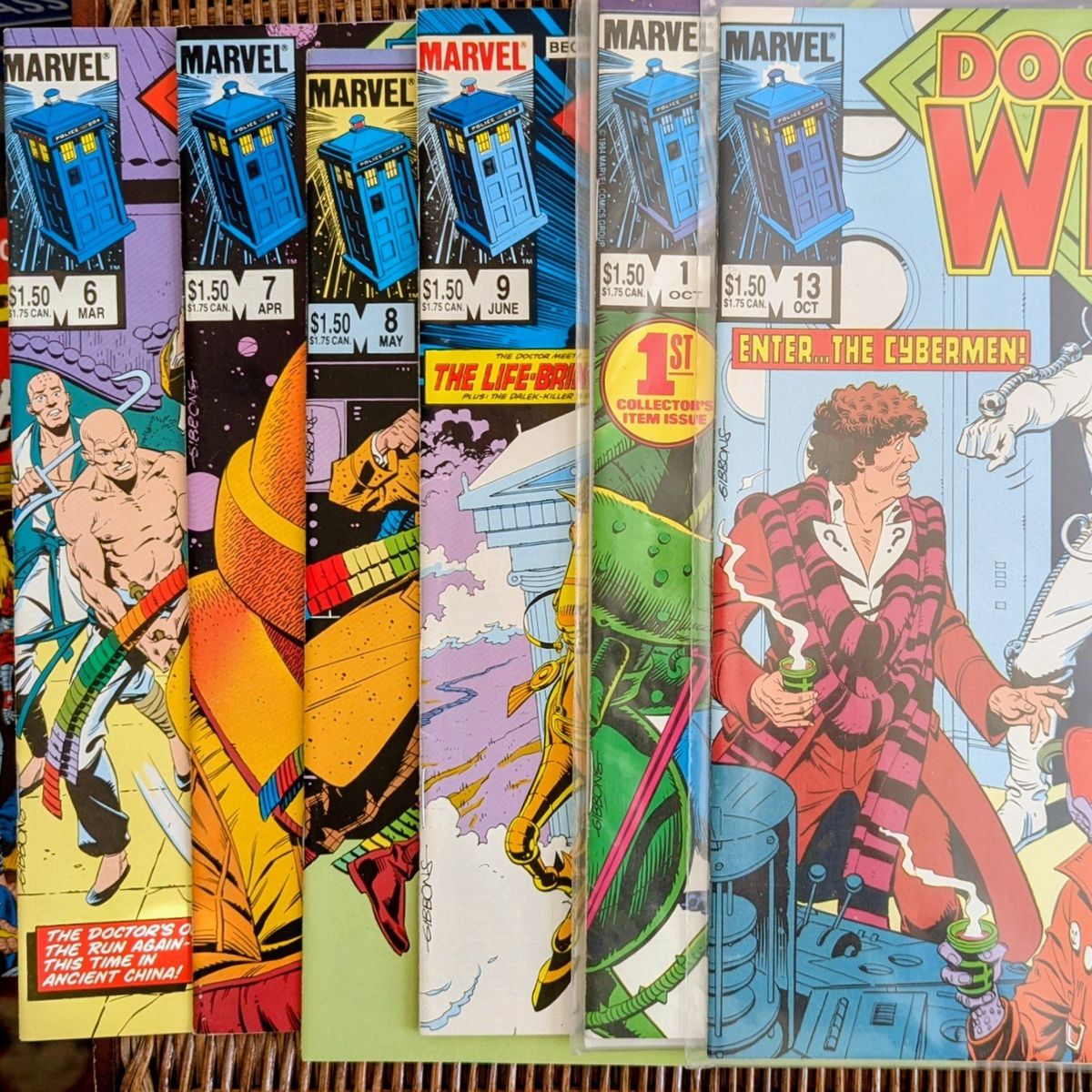 Doctor Who - Comic # 1, 6, 7, 8, 9, 13