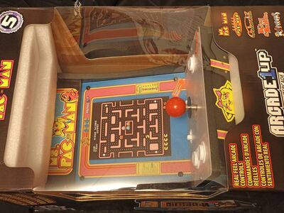 Ms Pac-Man Arcade1Up Countercade Arcade Game NEW