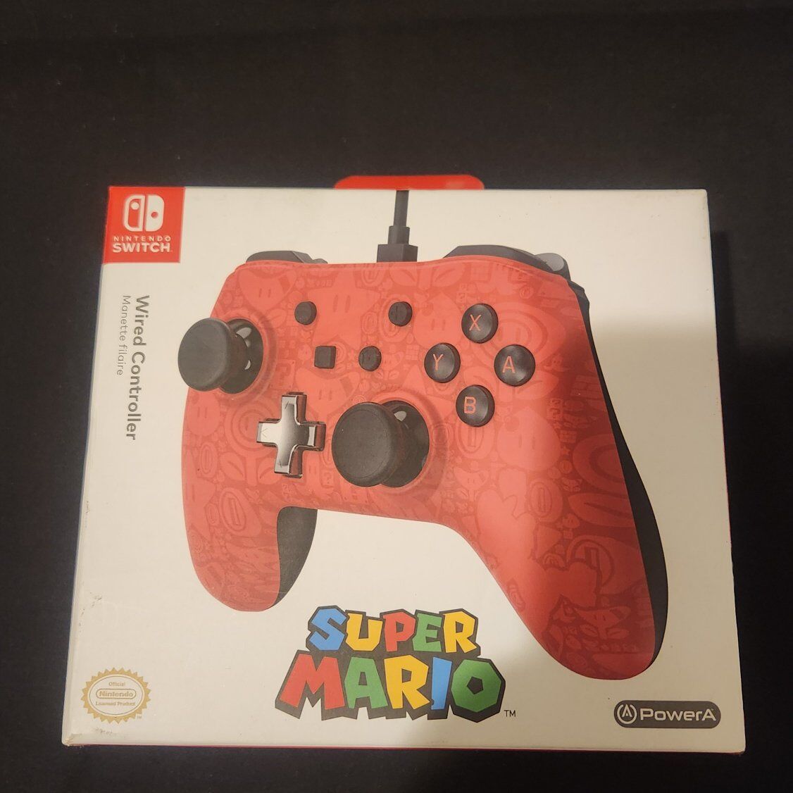 Super Mario Switch Wired Controller