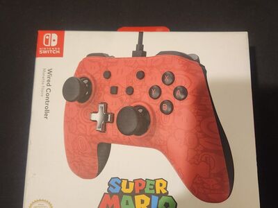 Super Mario Switch Wired Controller