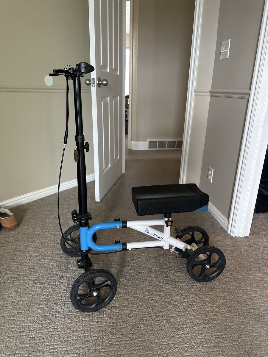 BlessReach Mobility Knee Scooter - Adjustable, Lightweight, All-Terrain
