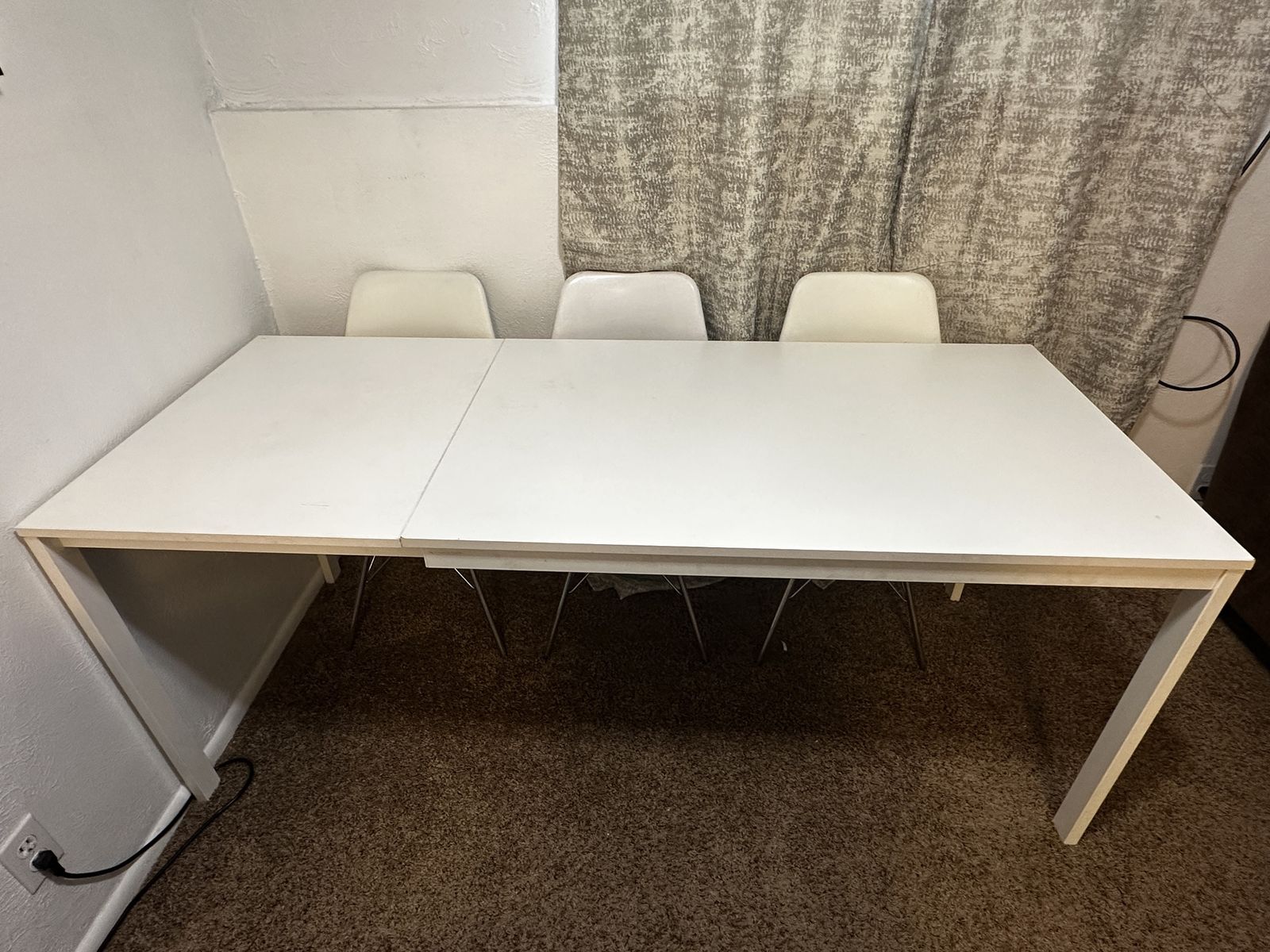 Dining table with chairs