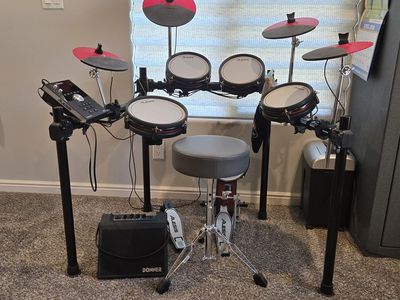 Alesis Command X Mesh Kit w Seat & Amp