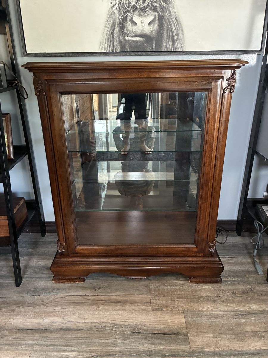 Low Curio Inlay Cherry