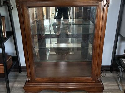 Low Curio Inlay Cherry