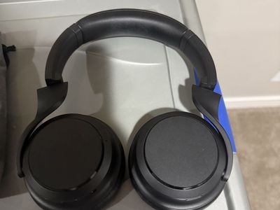 Black & Blue Over-Ear Headphones