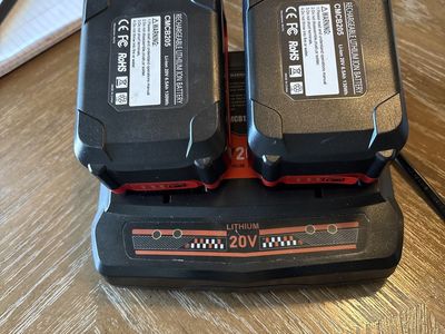 Double Battery With Charger
