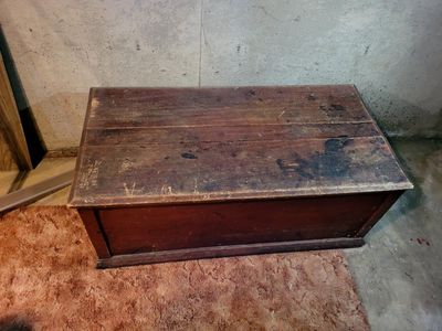 Vintage wooden chest