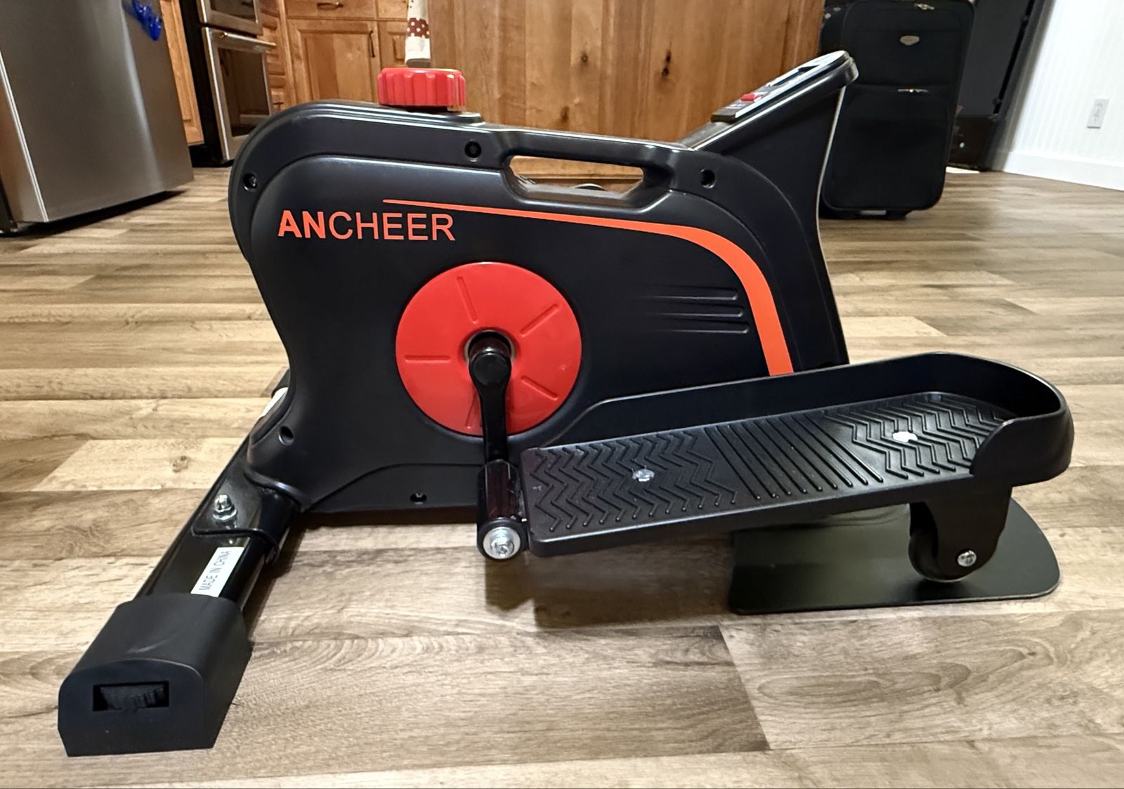 Ancheer Portable Elliptical Machine Mini Under Desk Exercise Trainer with Display