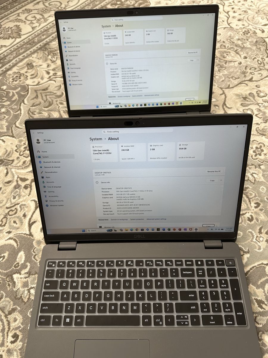 Dell Touch Laptop i7 Core 13th Gen 1 TB SSD NVIDIA 24 GB RAM