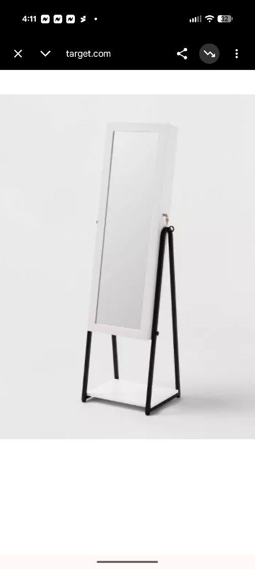jewelery lock mirror