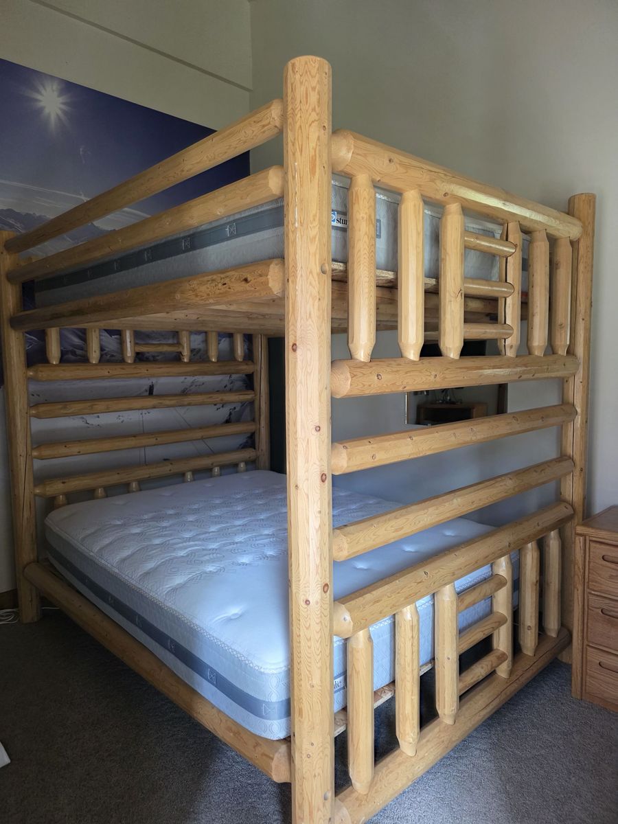 Log bunk beds (located in Park City)