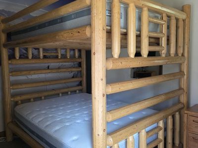 Log bunk beds (located in Park City)