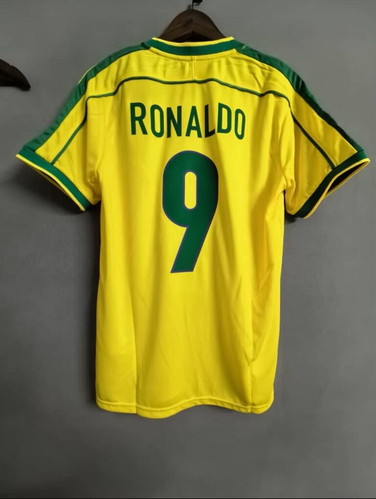 Ronaldo #9 | M | Brazil 1998 Home Jersey