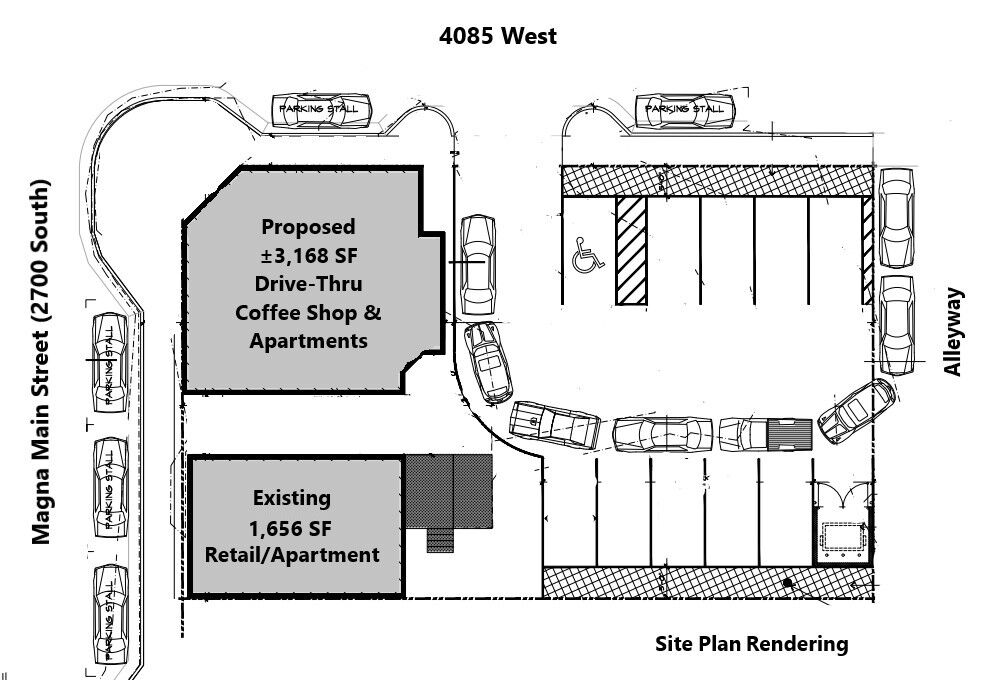 Drive-Thru Redevelopment Opportunity for Sale in Magna - Price Reduction!