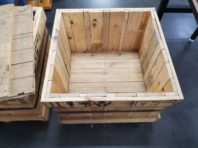 Wood crate