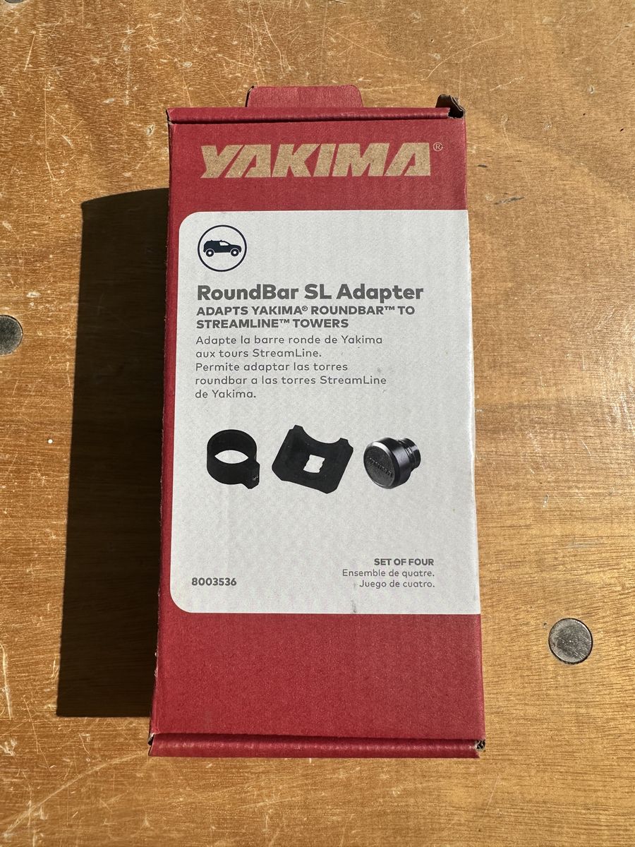 Yakima RoundBar SL Adapter Set of 4 part 8003536 Round Bar