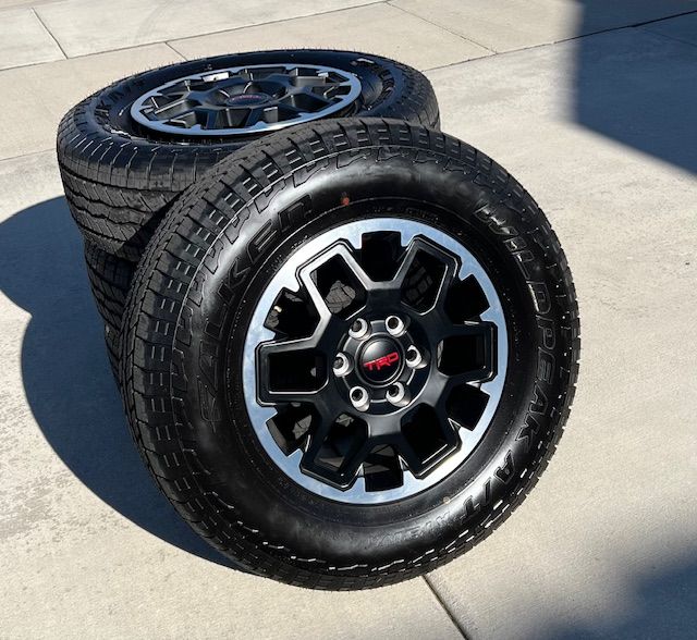 New Toyota Tacoma TRD Offroad i-Force Max Tires and Rims