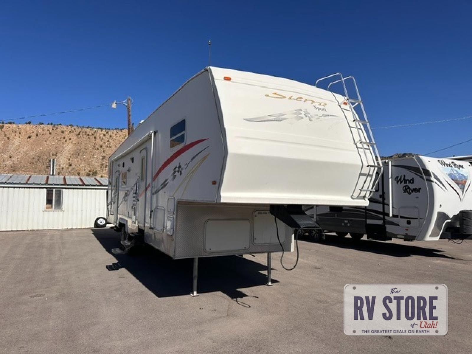 2006 Forest River RV Sierra Sport F37SP Toy Hauler Fifth Wheel Front Bedroom|Two Entry/Exit Doors